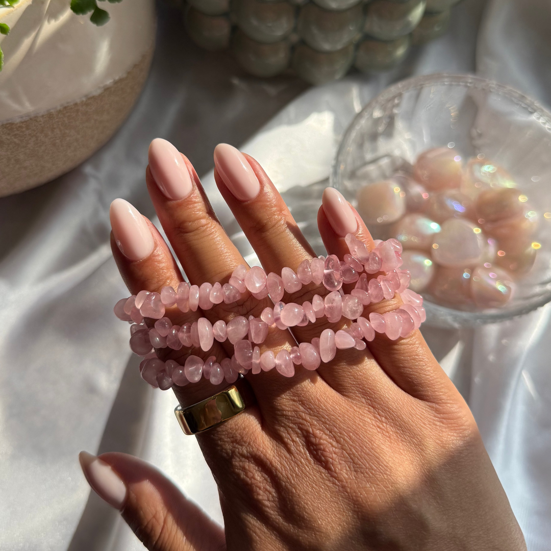 Rose Quartz (gemmy) Bracelet - My Sacred Soul