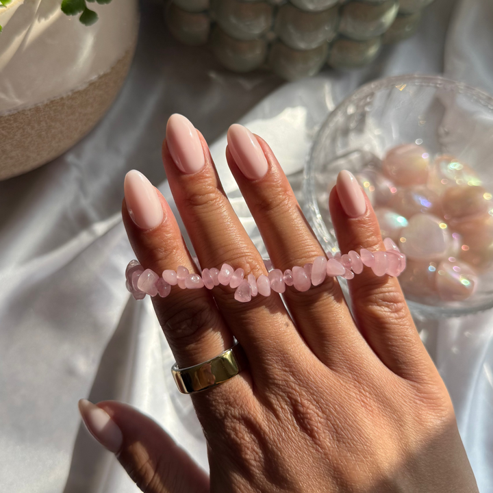 Rose Quartz (gemmy) Bracelet - My Sacred Soul