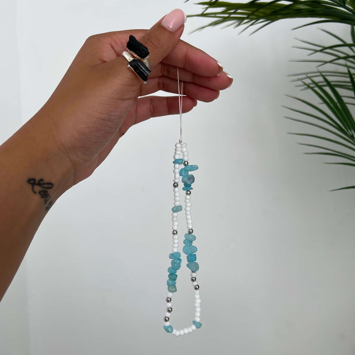 Aquamarine Phone Charm - My Sacred Soul
