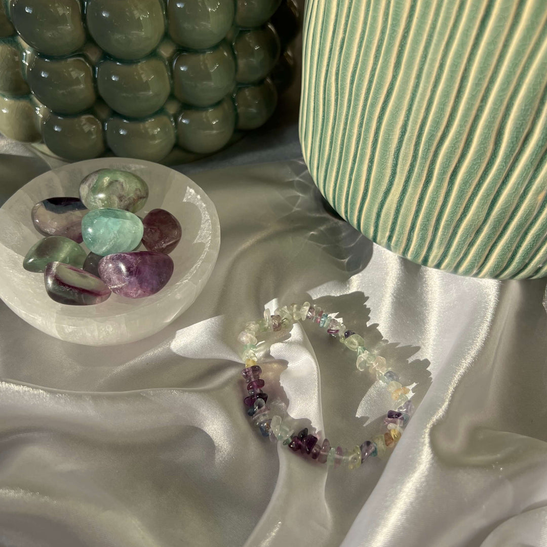 Rainbow Fluorite Bracelet - My Sacred Soul