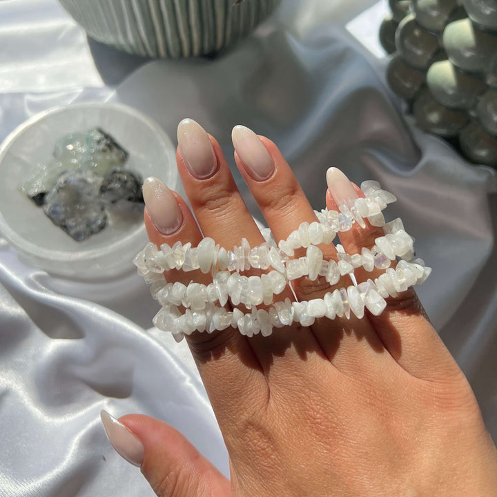 Rainbow Moonstone Bracelet - My Sacred Soul