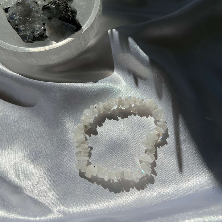 Rainbow Moonstone Bracelet - My Sacred Soul