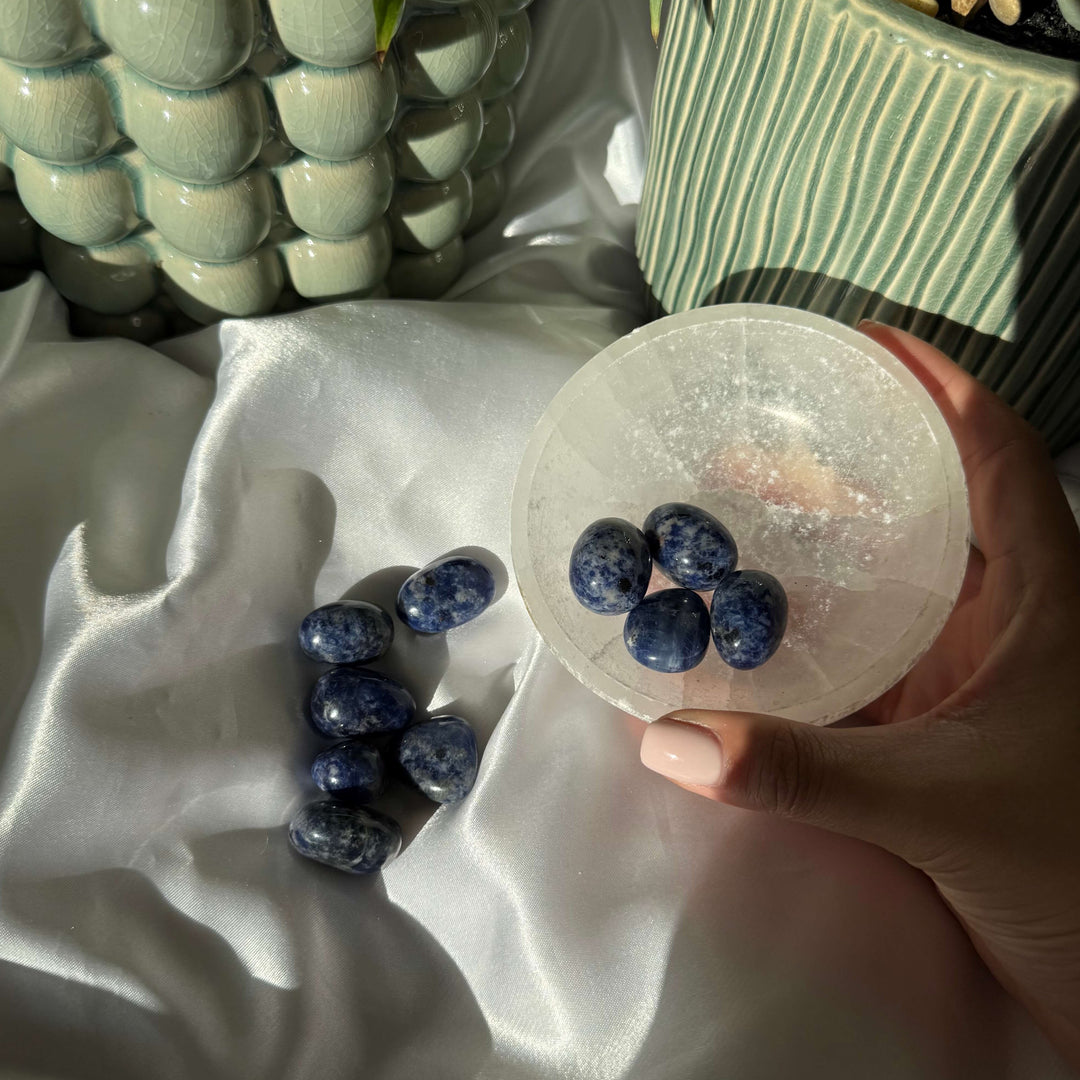 Sodalite Tumbled Stones - My Sacred Soul