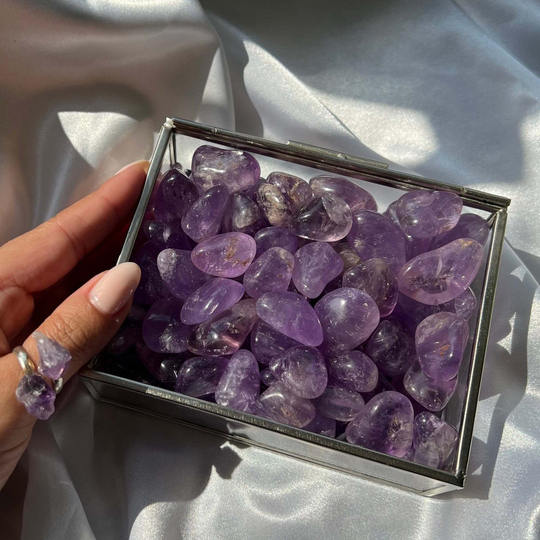 Amethyst Tumbled Stones - My Sacred Soul
