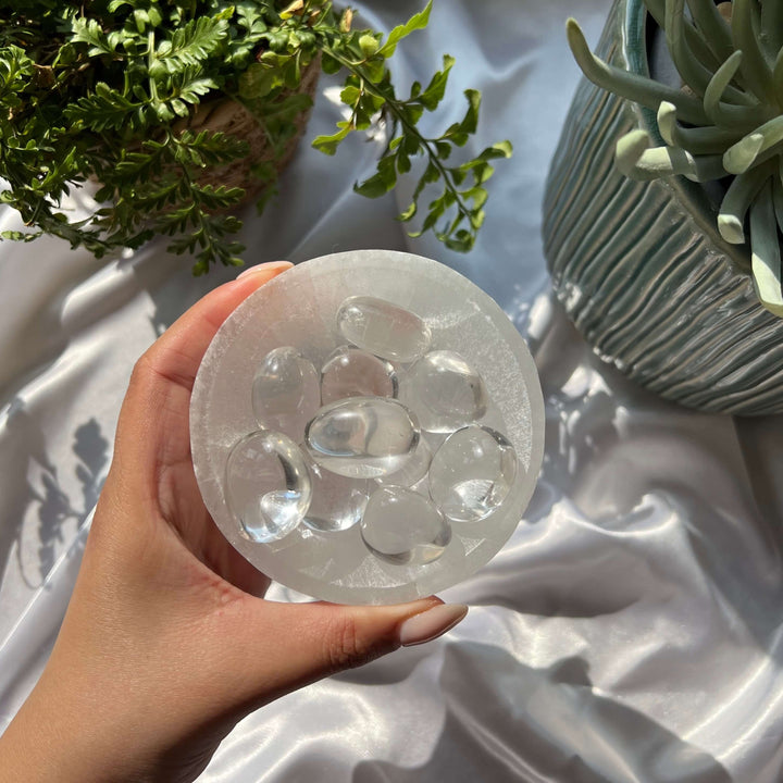 Clear Quartz Tumbled Stones - My Sacred Soul