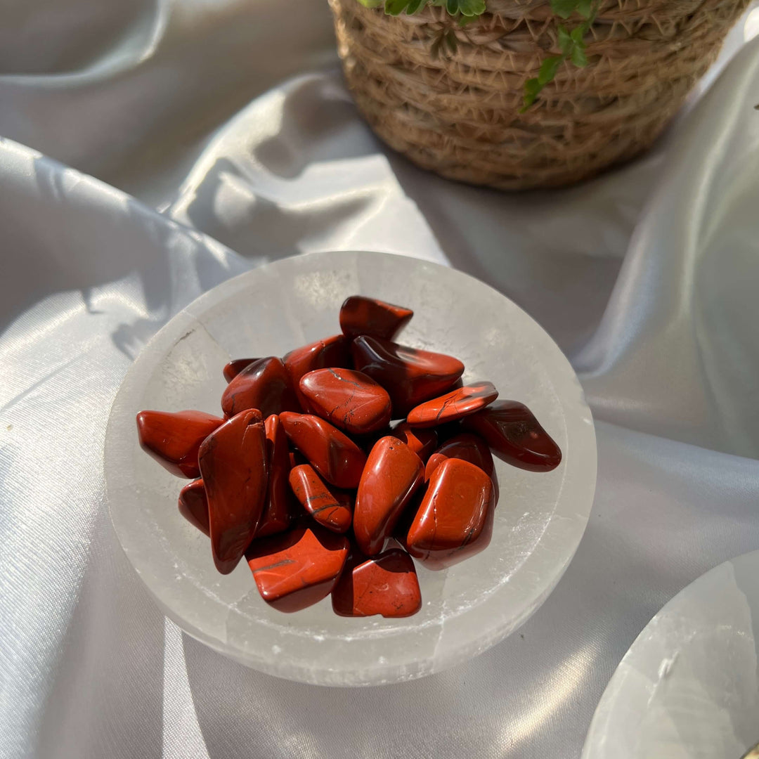 Red Jasper Tumbled Stones - My Sacred Soul