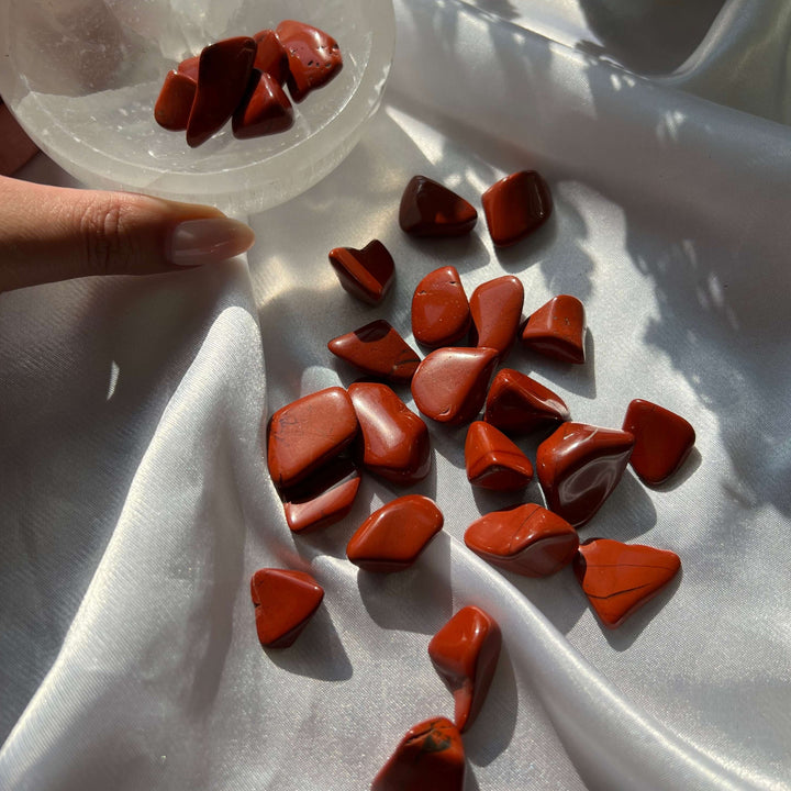 Red Jasper Tumbled Stones - My Sacred Soul