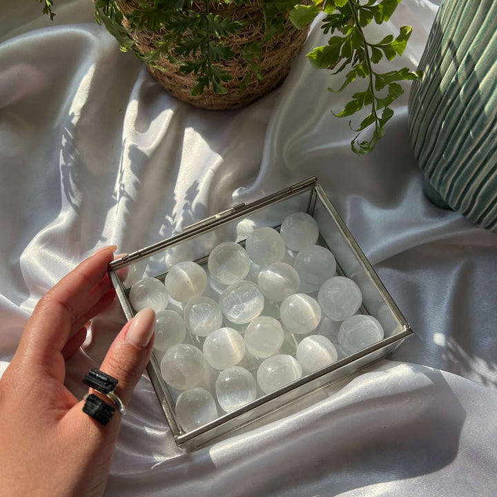 Selenite Tumbled Stones - My Sacred Soul