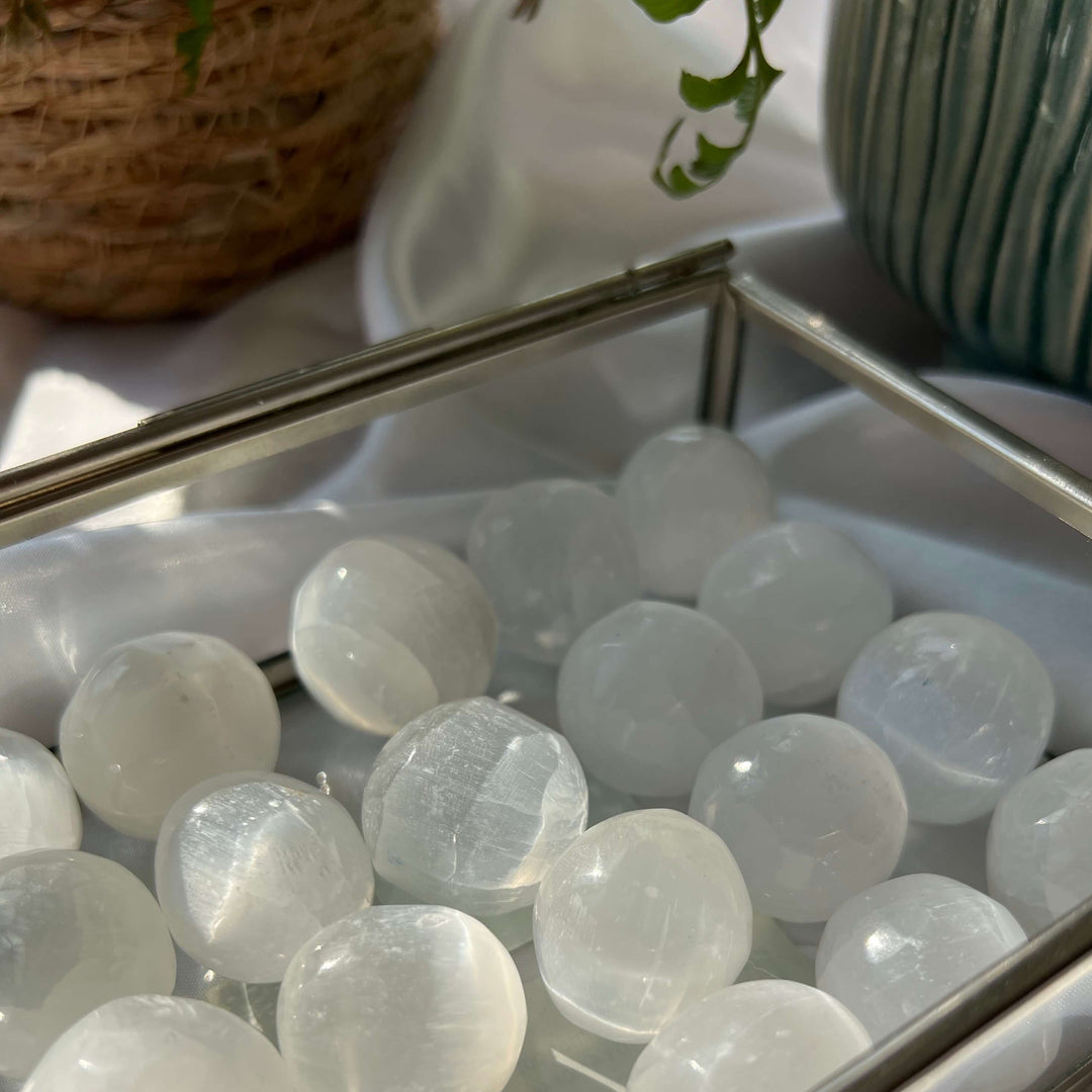 Selenite Tumbled Stones - My Sacred Soul