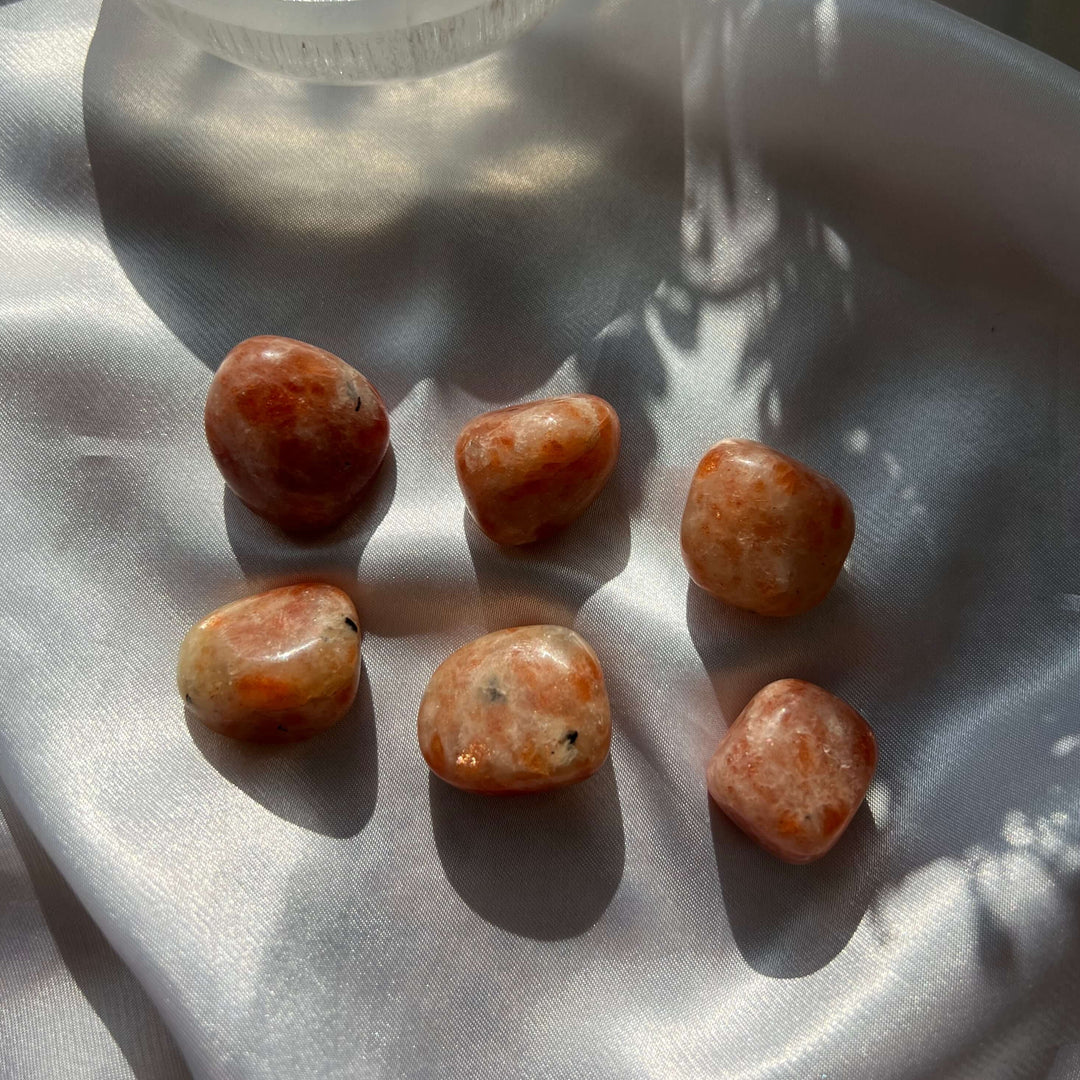 Sunstone Tumbled Stones - My Sacred Soul