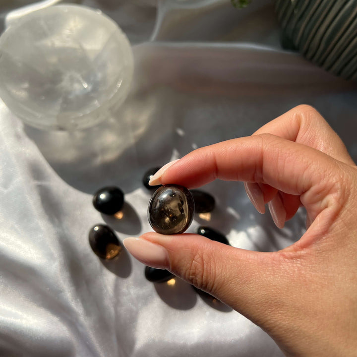 Smokey Quartz Tumbled Stones - My Sacred Soul