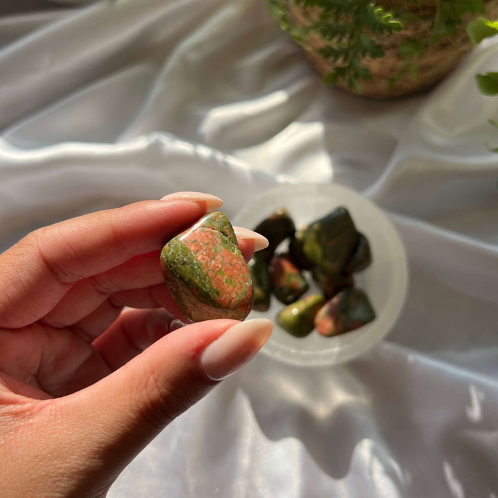 Unakite Tumbled Stones - My Sacred Soul