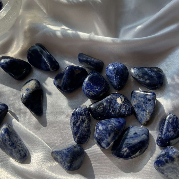 Sodalite Tumbled Stones - My Sacred Soul