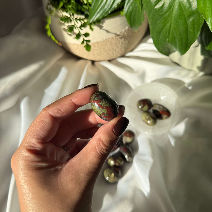 Dragon's Blood Jasper Tumbled Stone