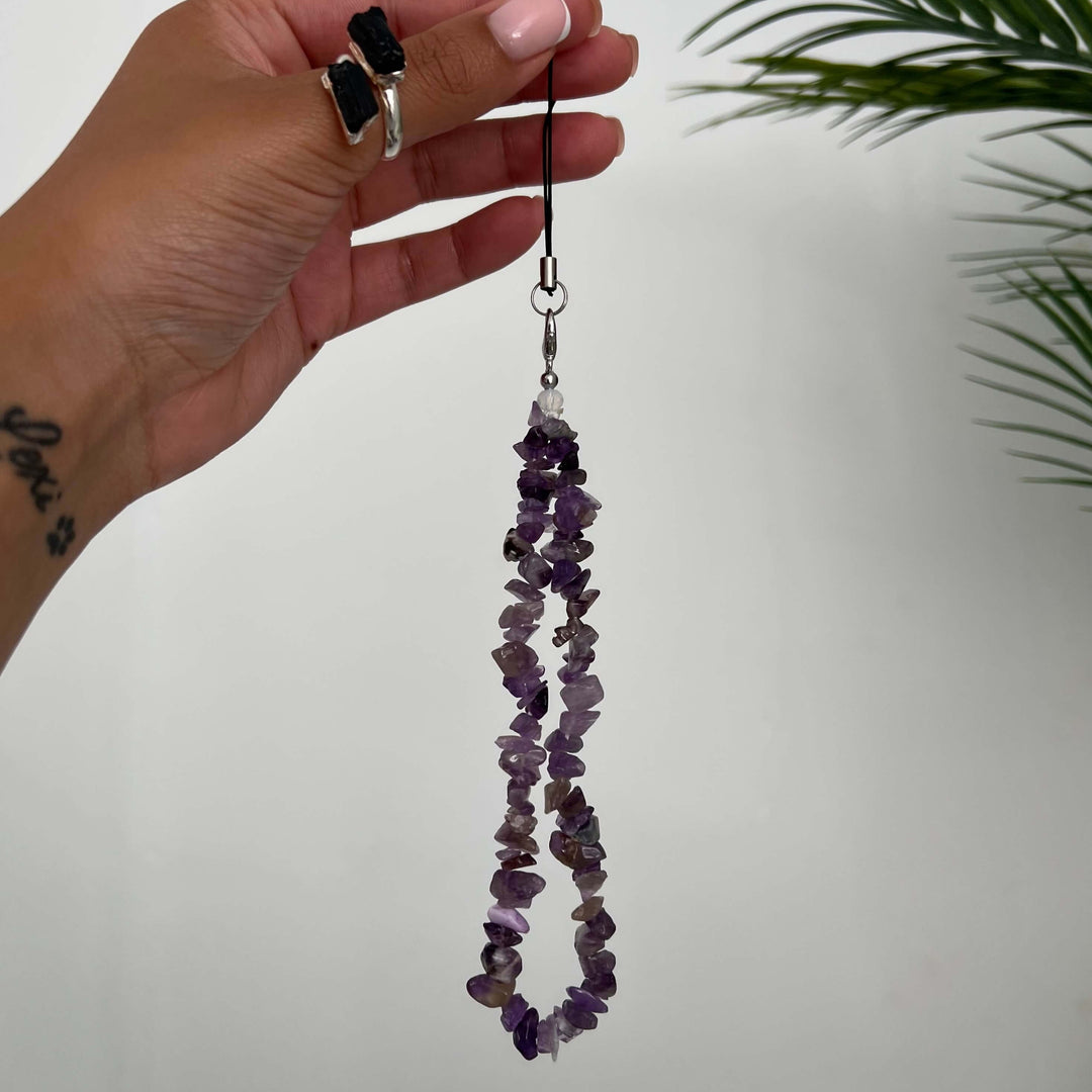 Amethyst Phone Charm - My Sacred Soul