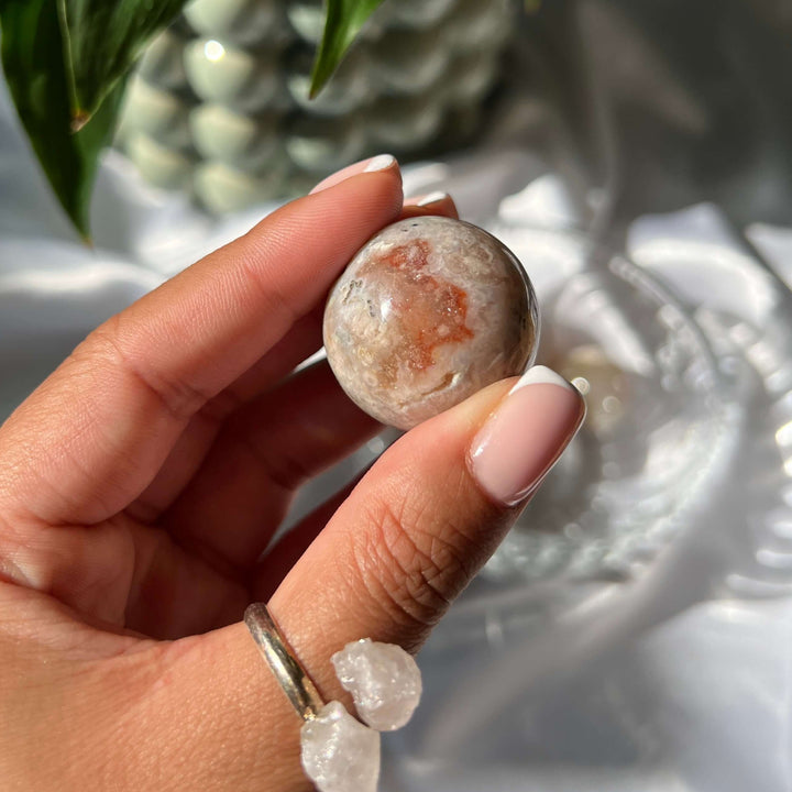 Flower Agate Spheres - My Sacred Soul