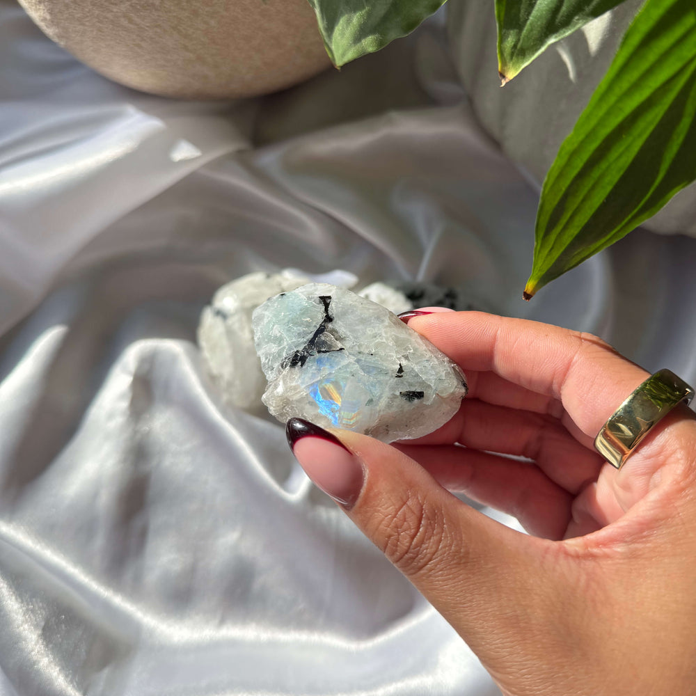 Rainbow Moonstone Chunk - My Sacred Soul
