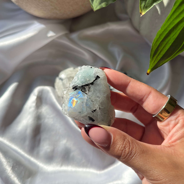 Rainbow Moonstone Chunk - My Sacred Soul