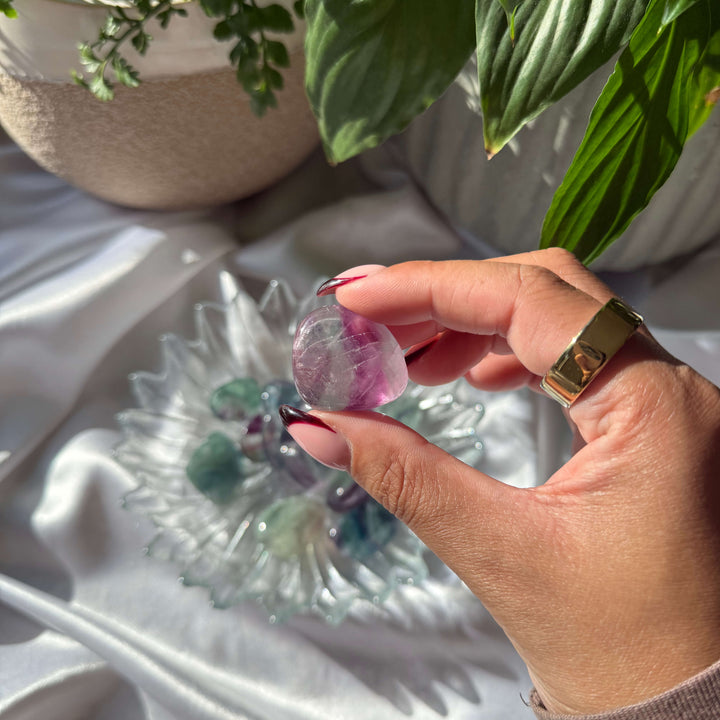 Rainbow Fluorite Tumbled Stones - My Sacred Soul