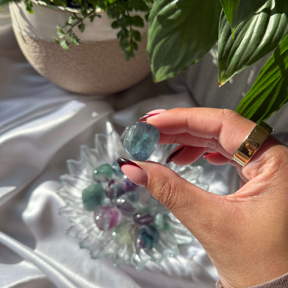 Rainbow Fluorite Tumbled Stones - My Sacred Soul