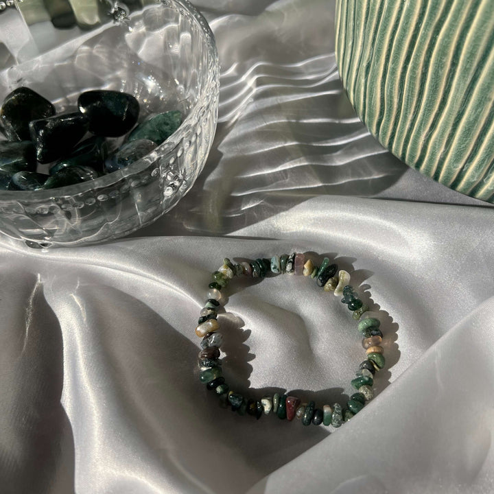 Moss Agate Bracelet - My Sacred Soul