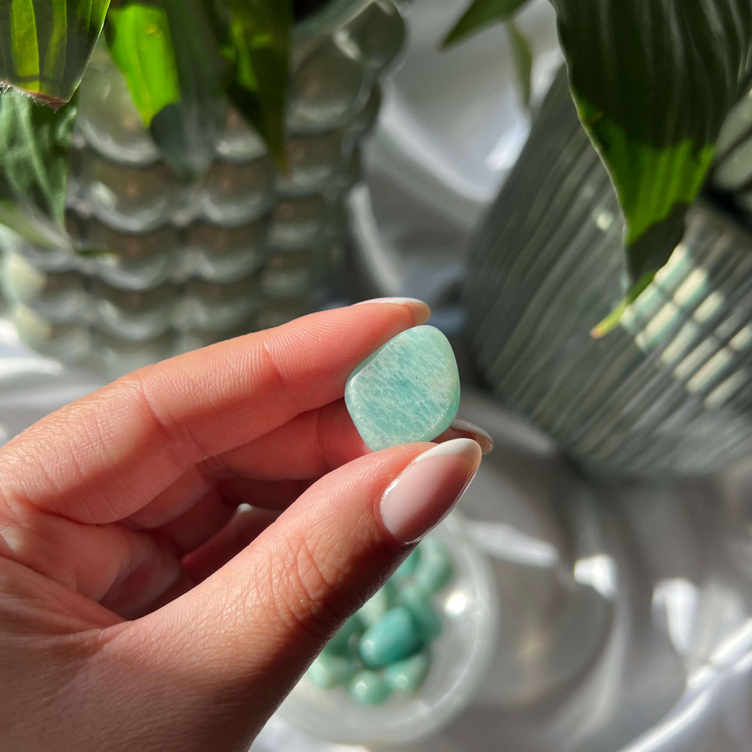 Amazonite Tumbled Stones - My Sacred Soul