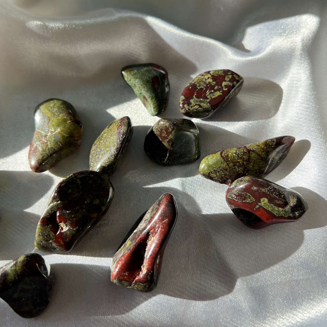 Dragon's Blood Jasper Tumbled Stones - My Sacred Soul