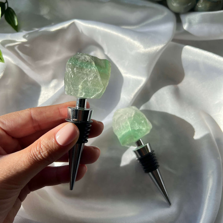 Fluorite Bottle Stopper - My Sacred Soul