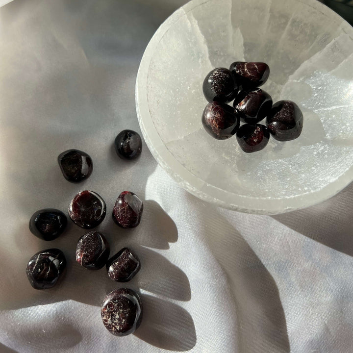 Garnet (Almandine) Tumbled Stones - My Sacred Soul