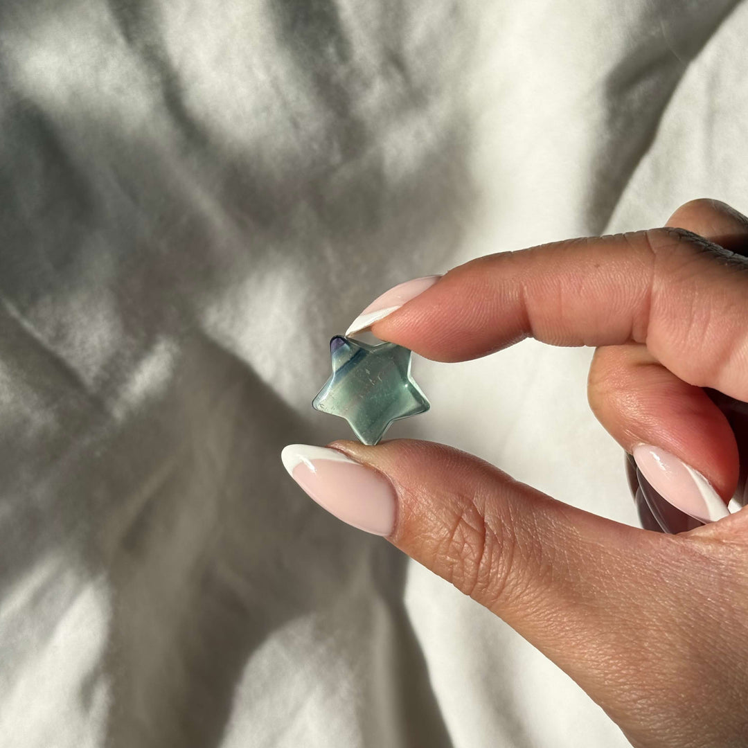 Green Fluorite Mini Star