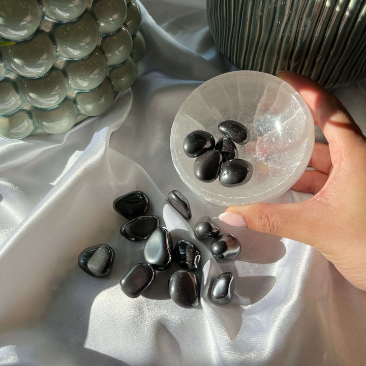 Hematite Tumbled Stones - My Sacred Soul