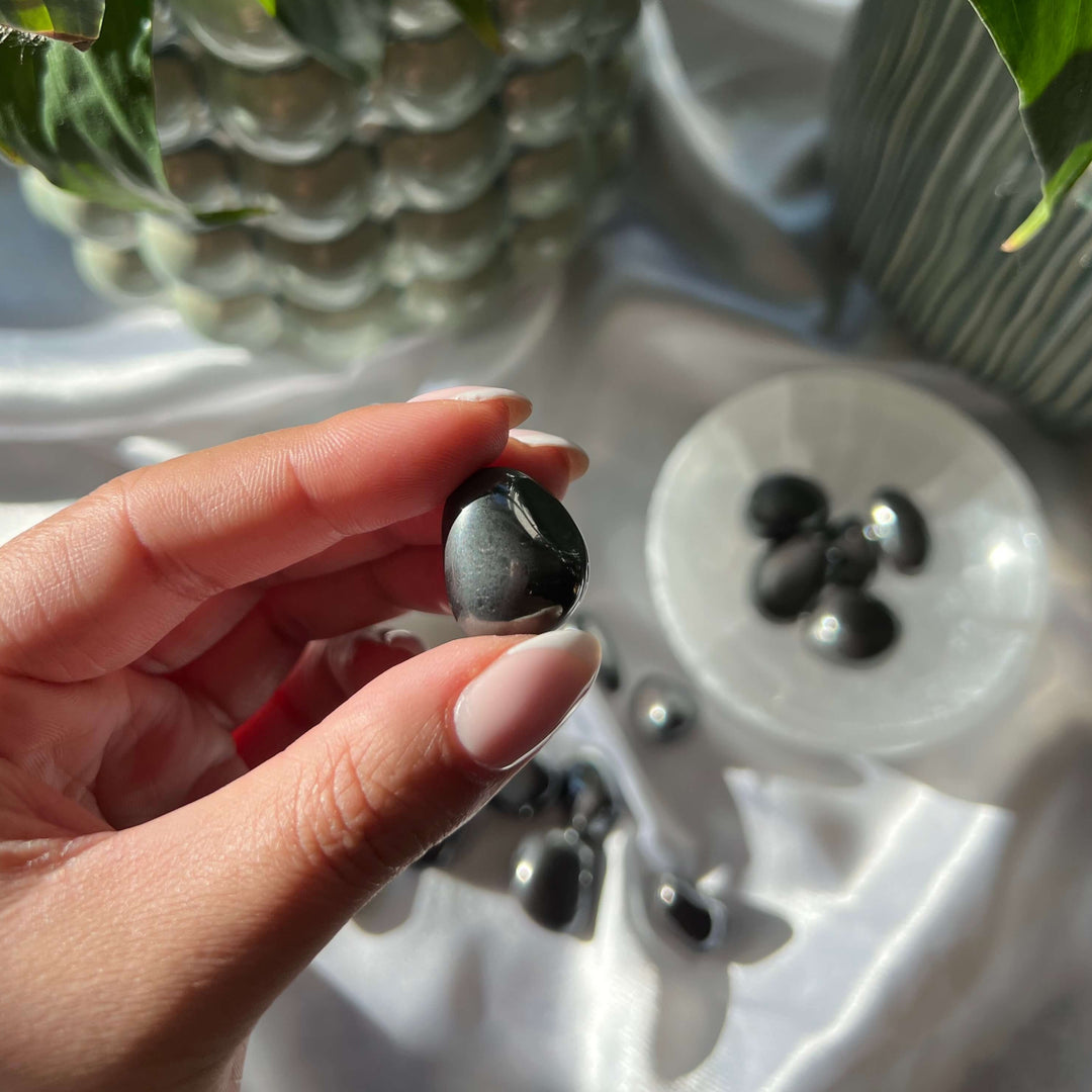 Hematite Tumbled Stones - My Sacred Soul