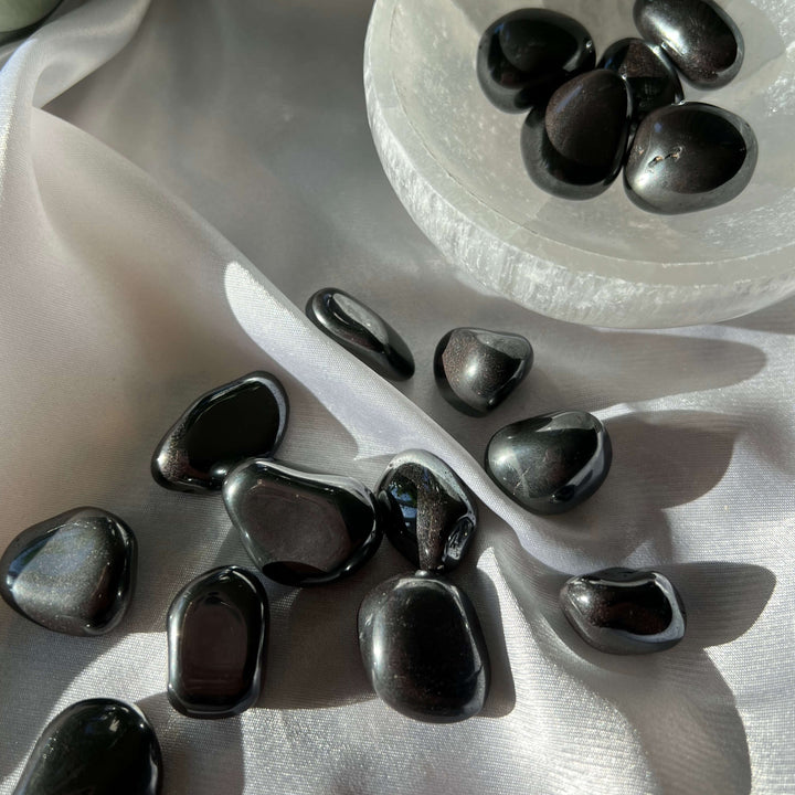 Hematite Tumbled Stones - My Sacred Soul