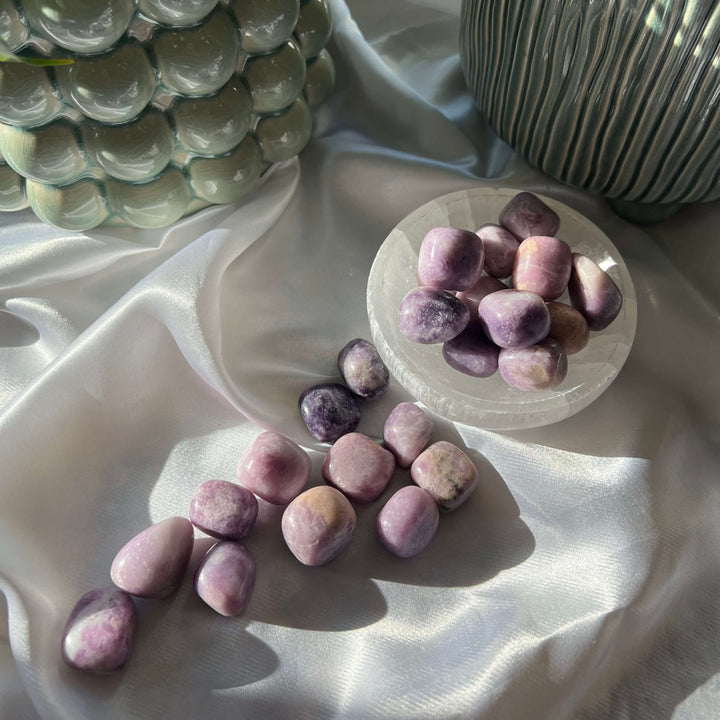 Lepidolite Tumbled Stones - My Sacred Soul