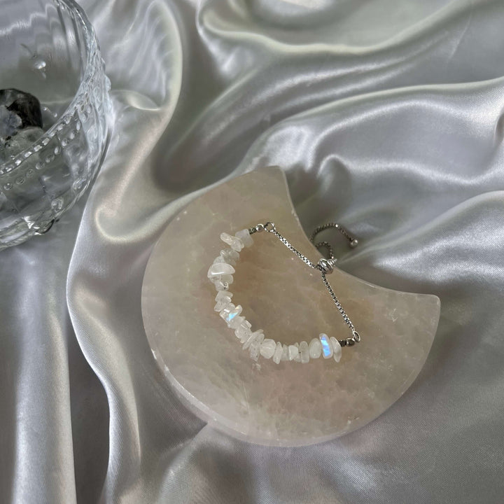 Moonstone Silver Bracelet - My Sacred Soul