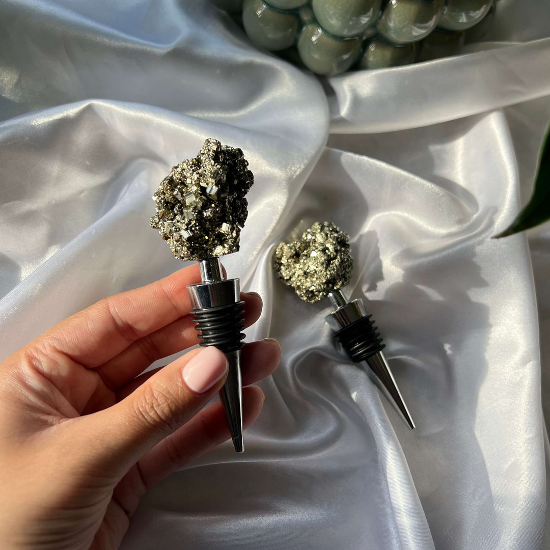 Pyrite Bottle Stopper - My Sacred Soul