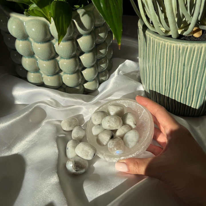 Moonstone Tumbled Stones