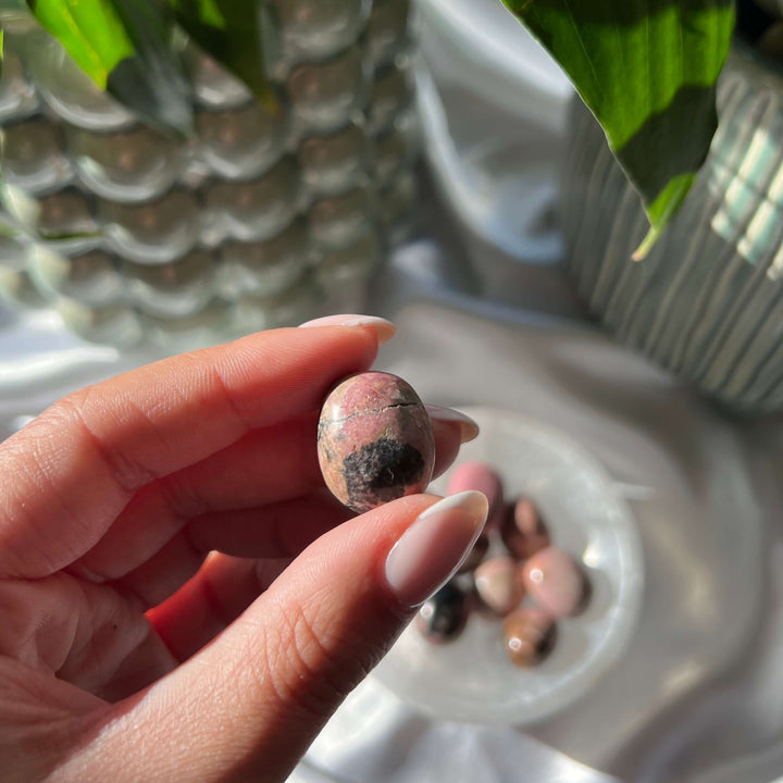 Rhodonite Tumbled Stones - My Sacred Soul