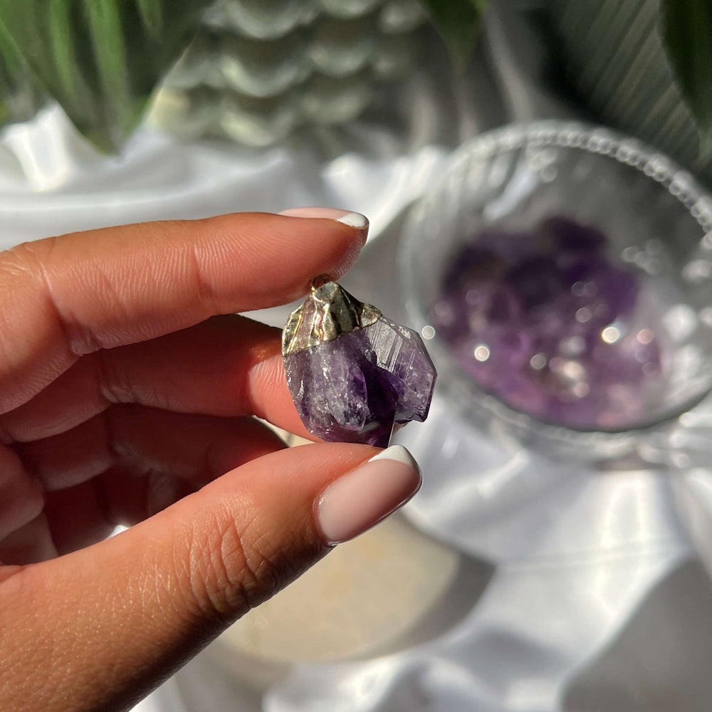 Amethyst Necklace - Sterling Silver - My Sacred Soul