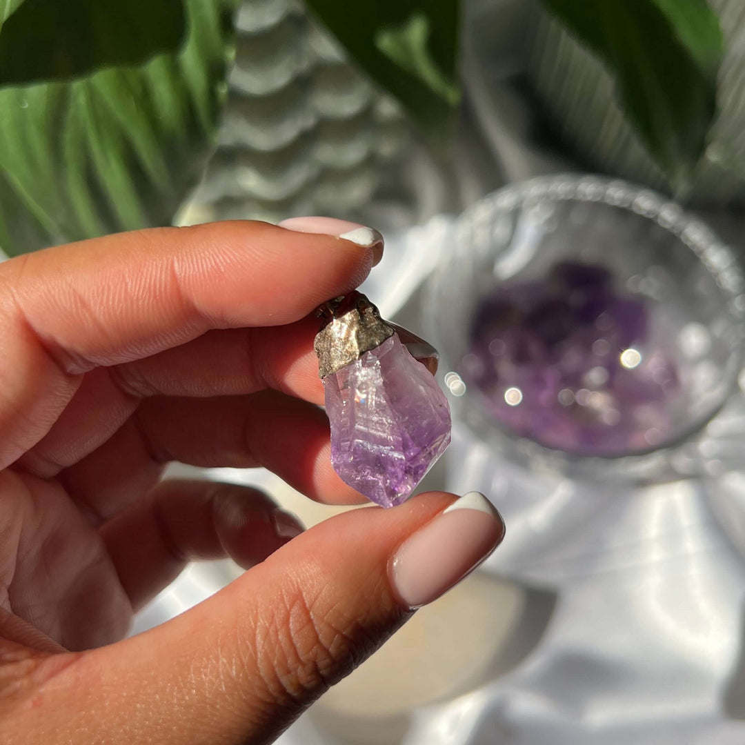 Amethyst Necklace - Sterling Silver - My Sacred Soul