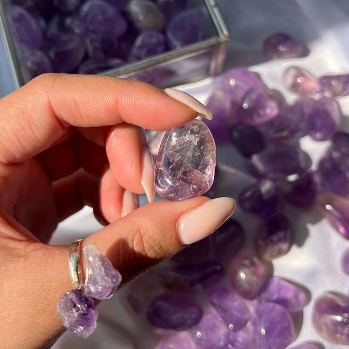 Amethyst Tumbled Stones - My Sacred Soul