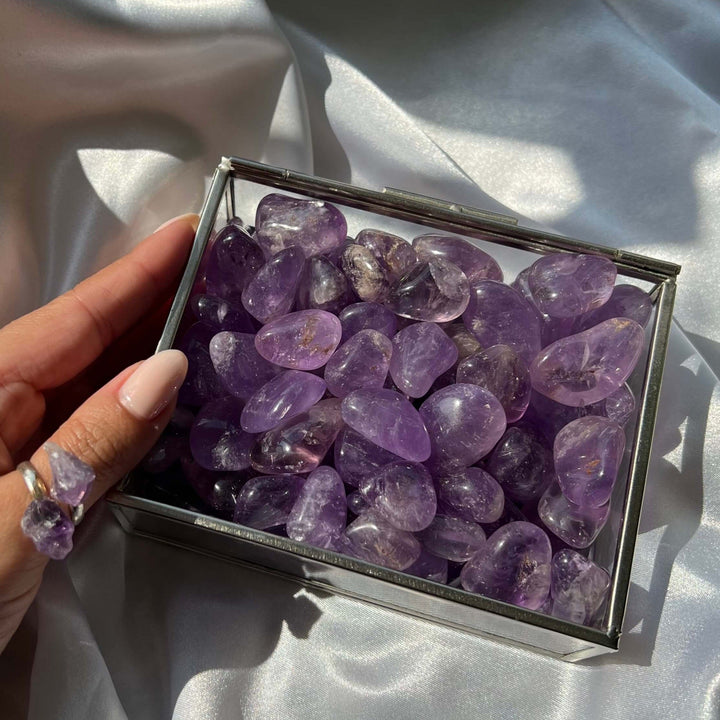 Amethyst Tumbled Stones - My Sacred Soul