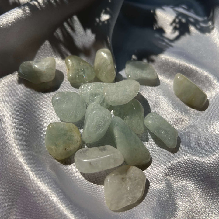 Aquamarine Tumbled Stones - My Sacred Soul