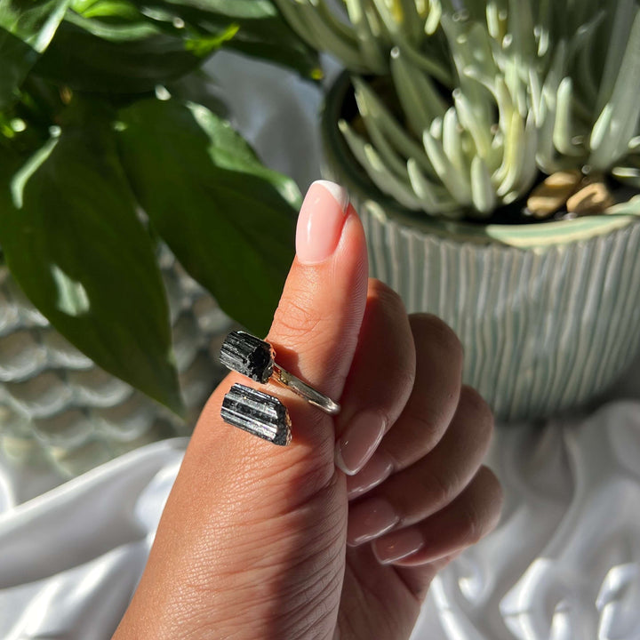 Black Tourmaline Ring - My Sacred Soul