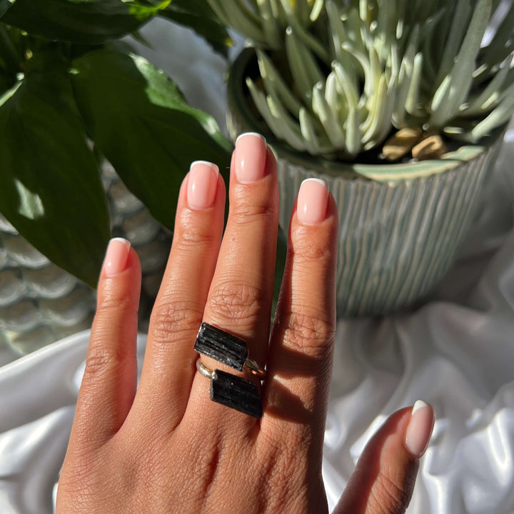 Black Tourmaline Ring - My Sacred Soul