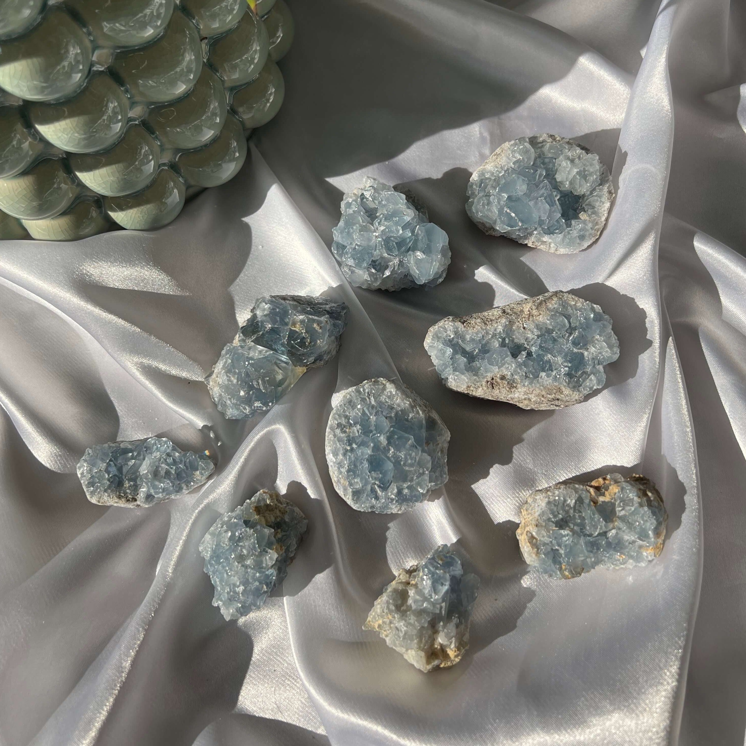 Celestite jewelry hot sale