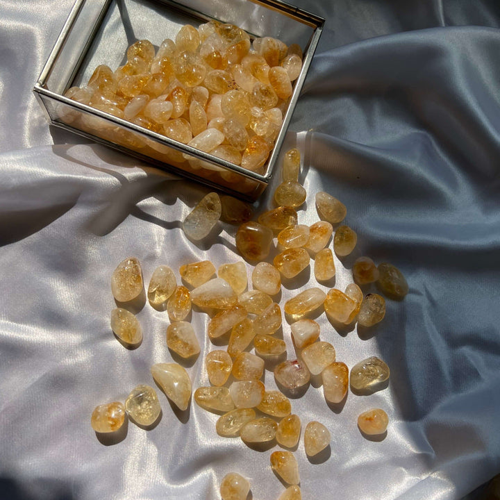 Citrine Tumbled Stones - My Sacred Soul